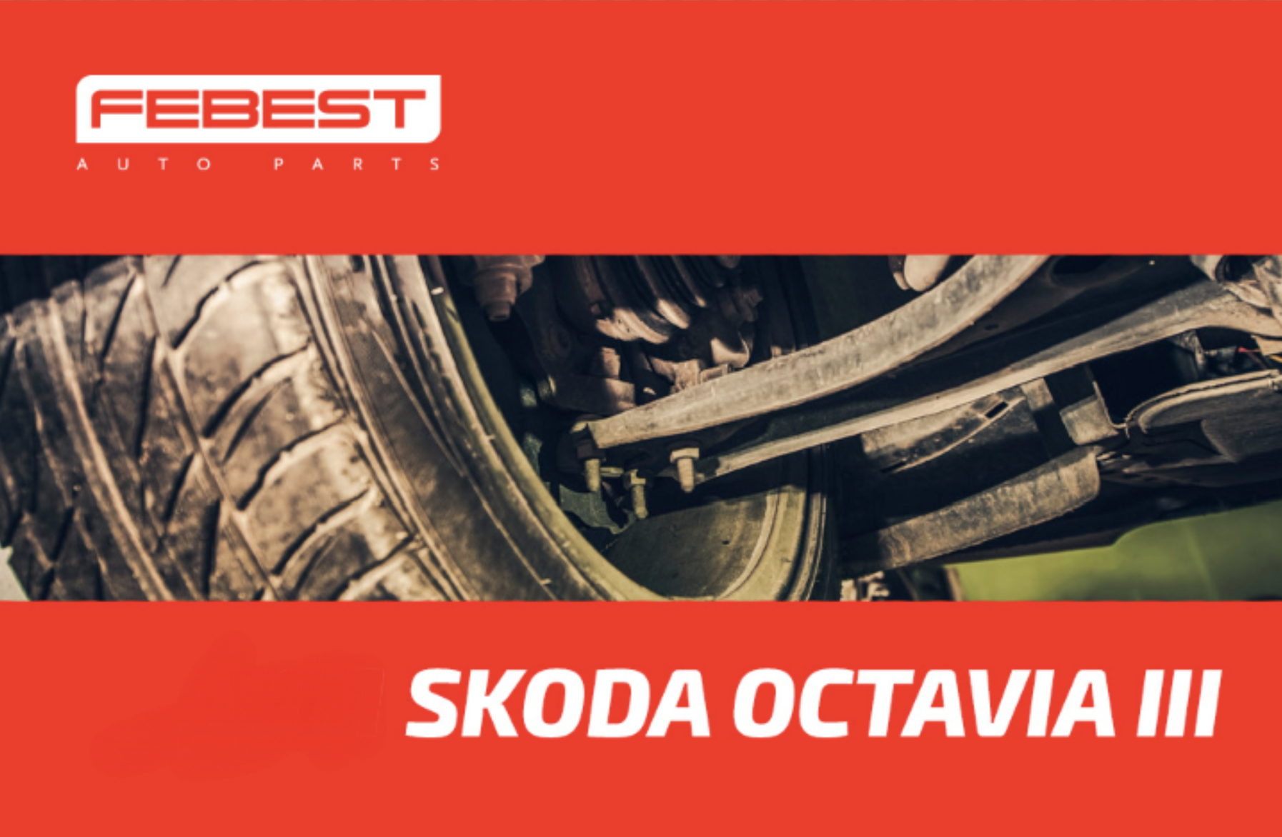 Febest spare parts for Skoda Octavia III